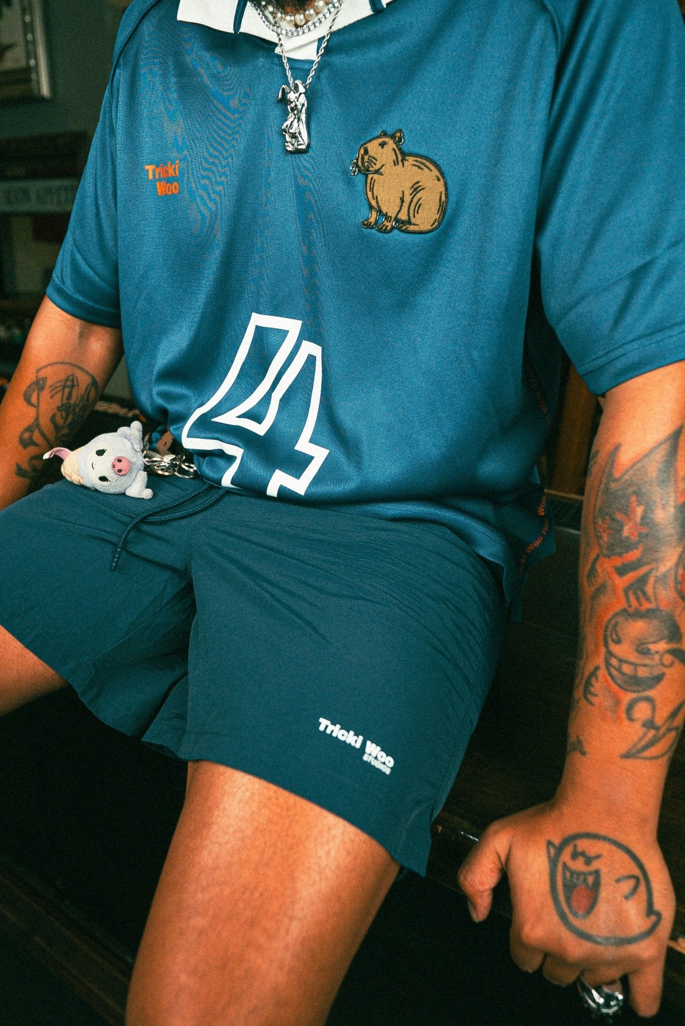 Tricki Woo Everyday Shorts – Midnight Navy - Tricki Woo