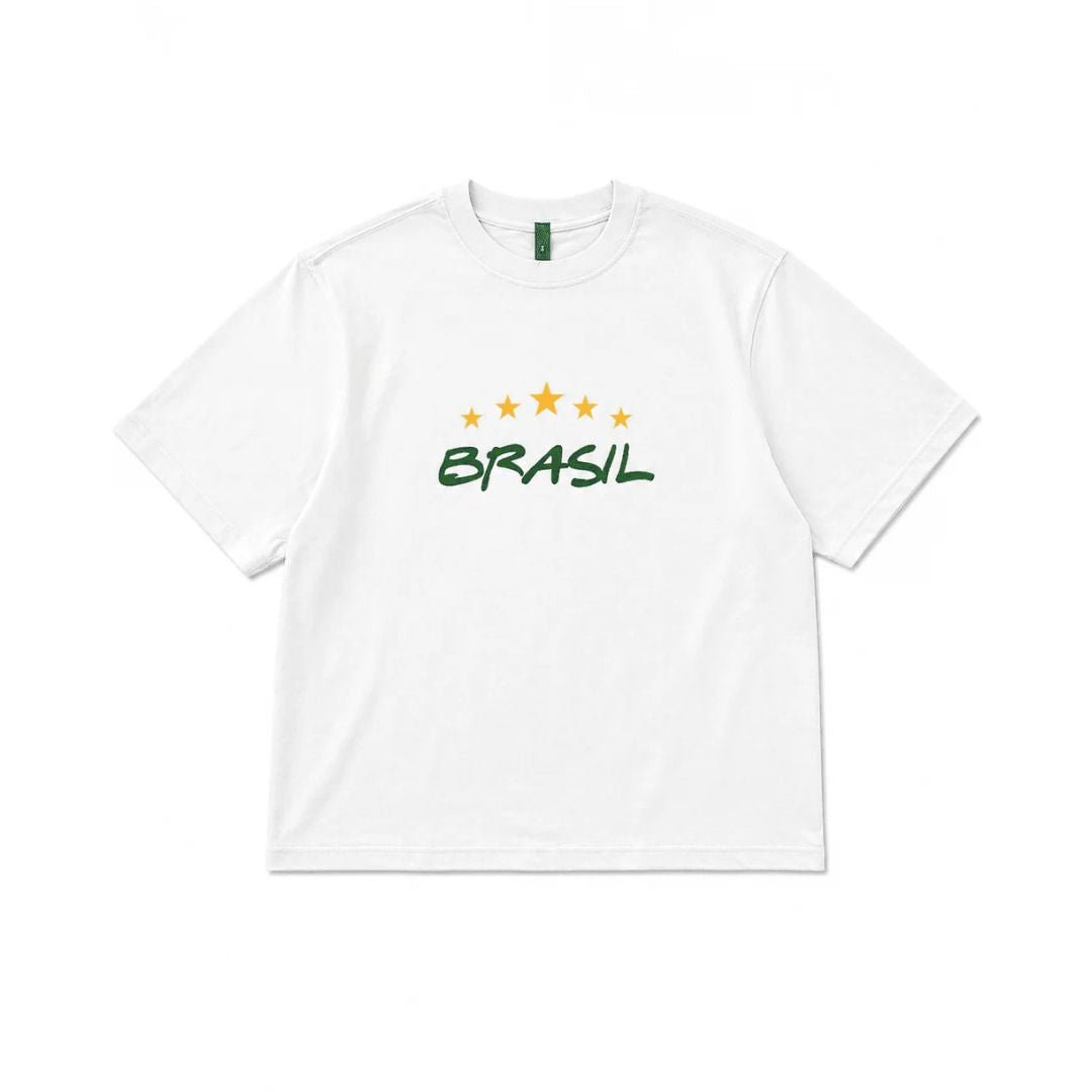 Brasil Reverse Stitched Tee - Tricki Woo