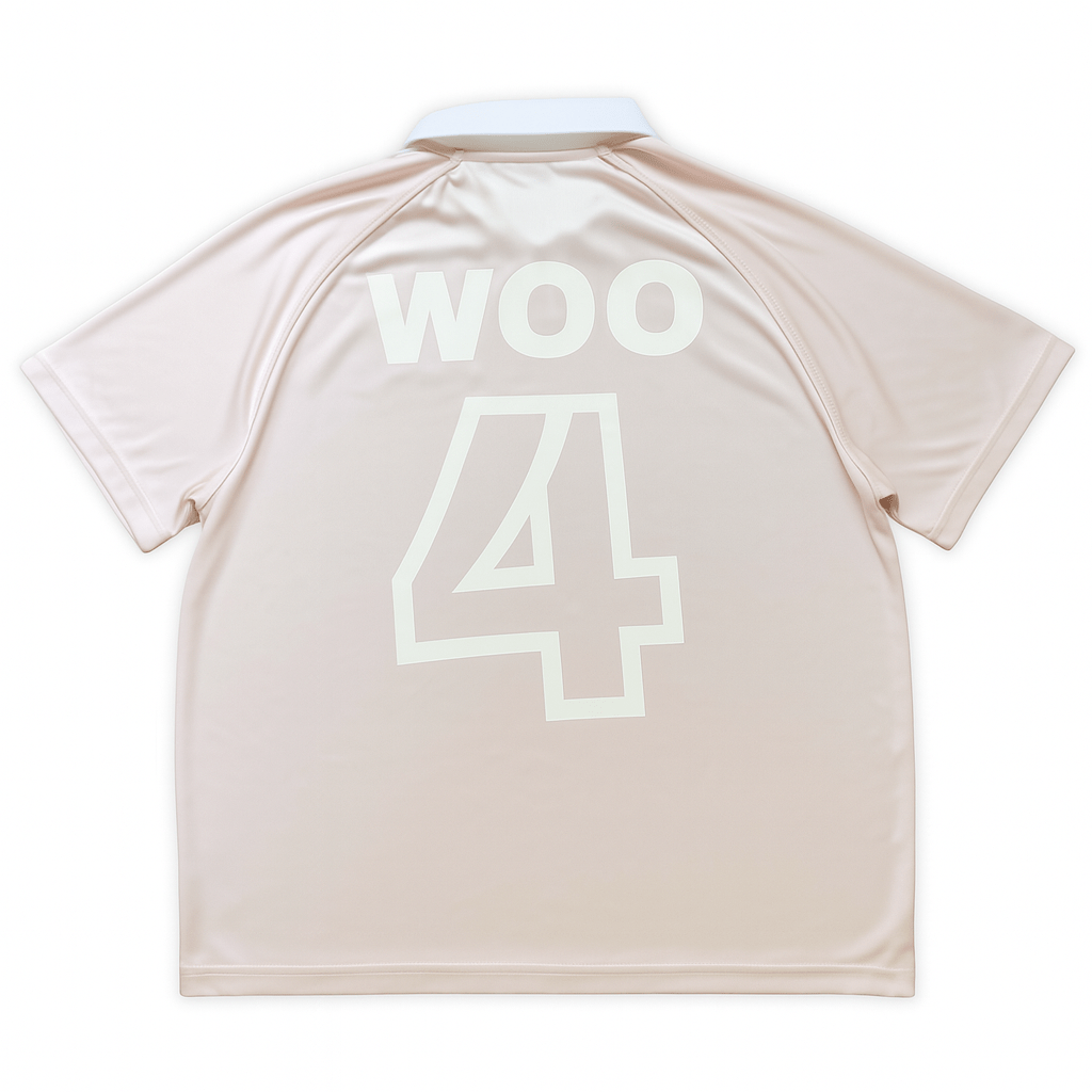 Tricki Woo Vintage Match Jersey – Cotton Candy Pink - Tricki Woo