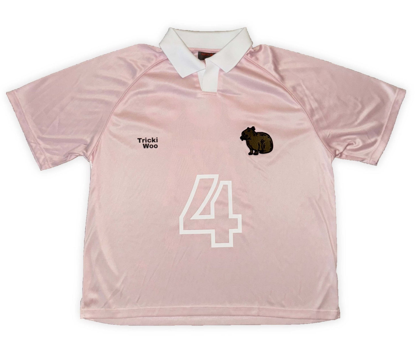 Tricki Woo Vintage Match Jersey – Cotton Candy Pink - Tricki Woo