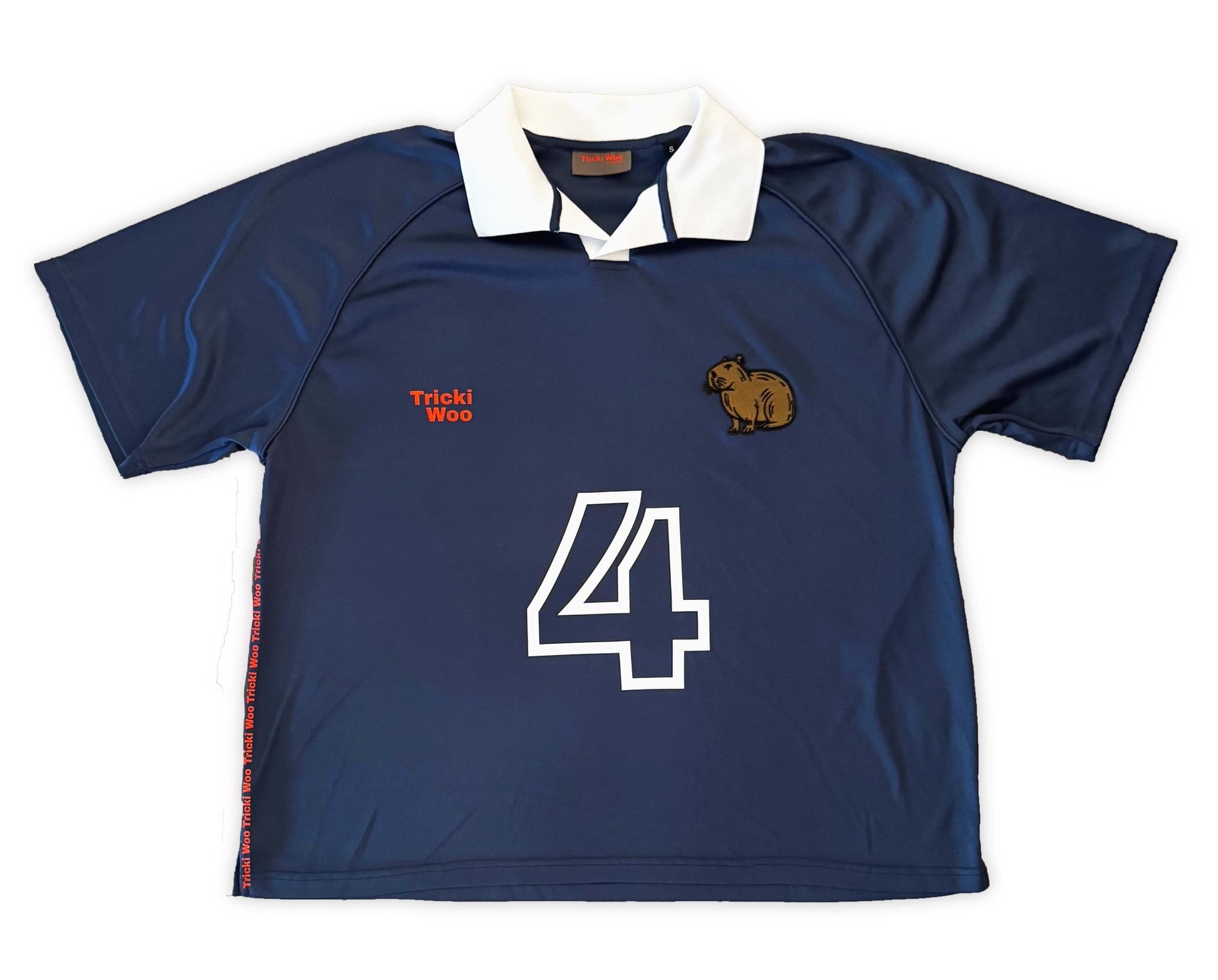 Tricki Woo Vintage Match Jersey – Midnight Blue - Tricki Woo