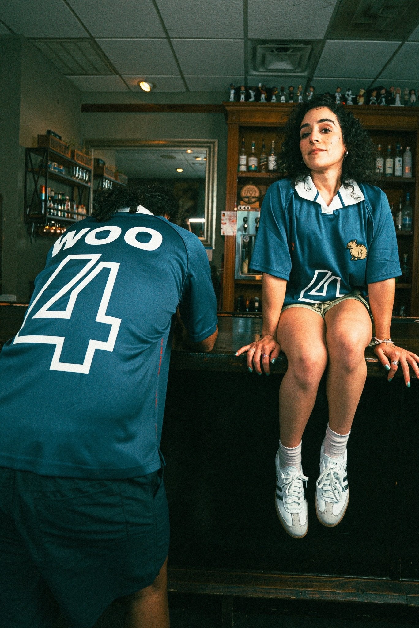 Tricki Woo Vintage Match Jersey – Midnight Blue - Tricki Woo
